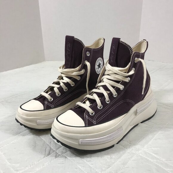 Converse Run‎ Star Legacy CX Hi Sneaker dark purple / brown size 9/10.5 - Picture 1 of 10